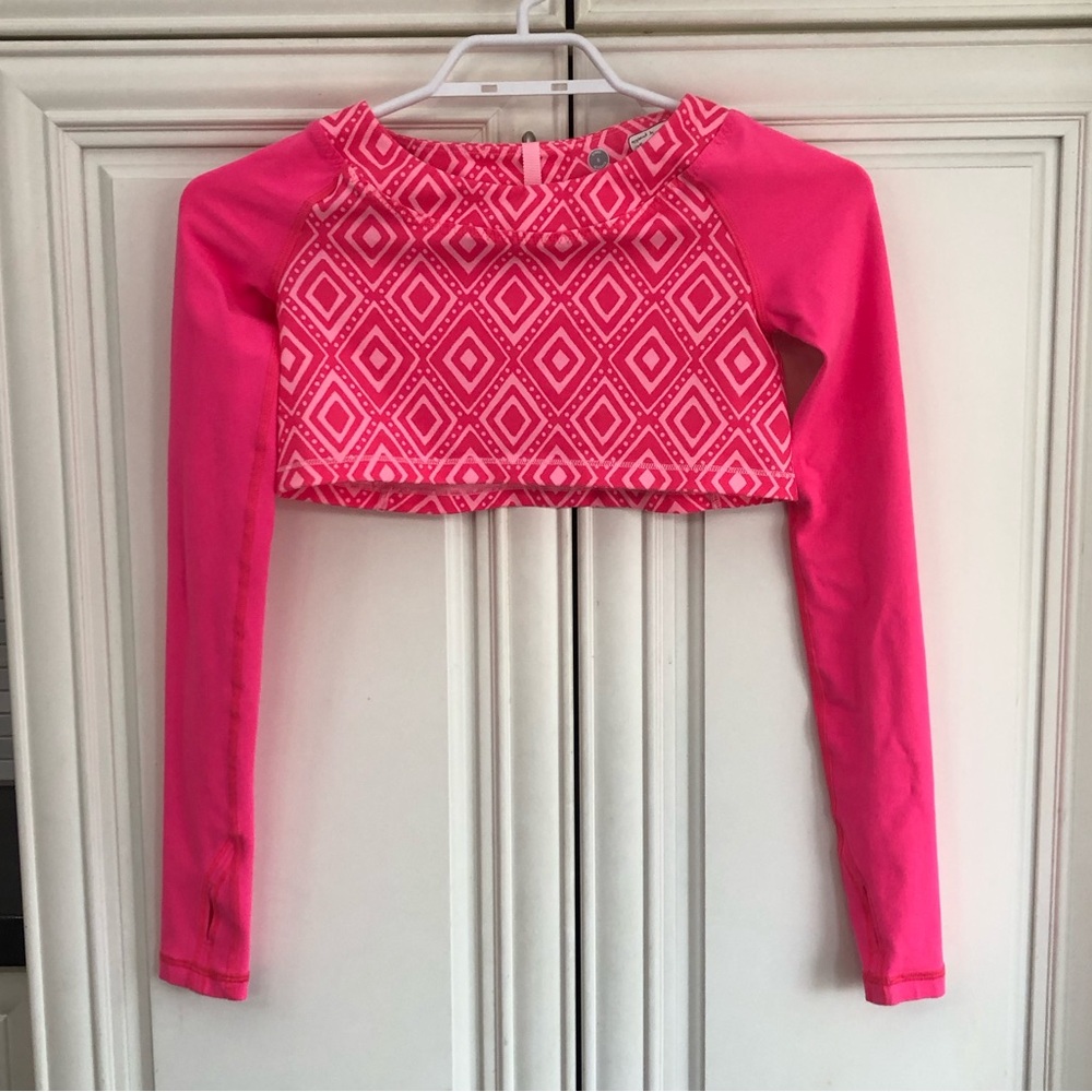 Ivivva by Lululemon girl’s crop long sleeve shirt